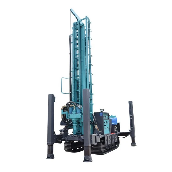 crawler type water well drilling rig