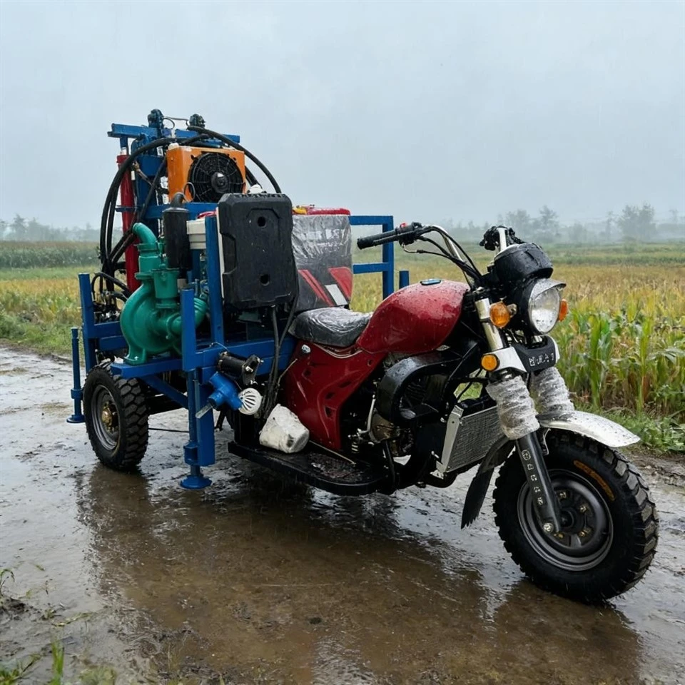 3 Wheel Trailer Water Well Drilling Machine best
