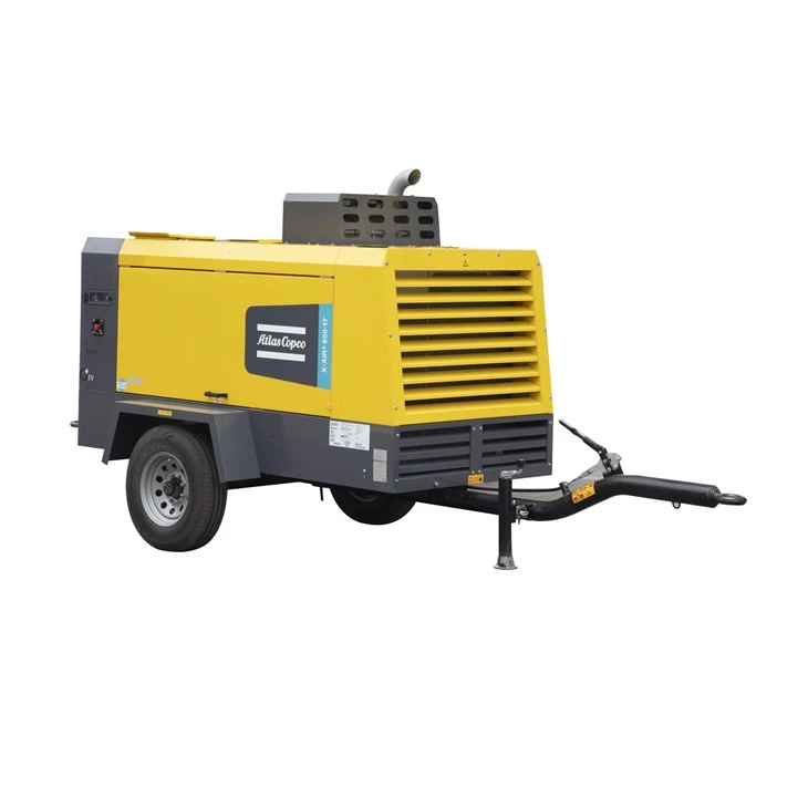 Motor diesel compresor de aer cu șurub portabil cu o etapă