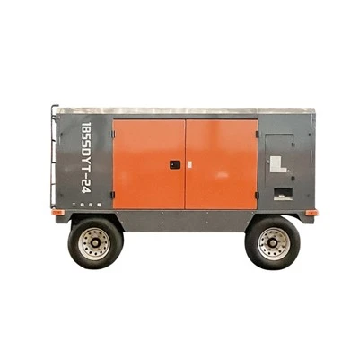 Compresor de aer electric cu șurub, portabil, de înaltă presiune, 24 de bari, în două trepte