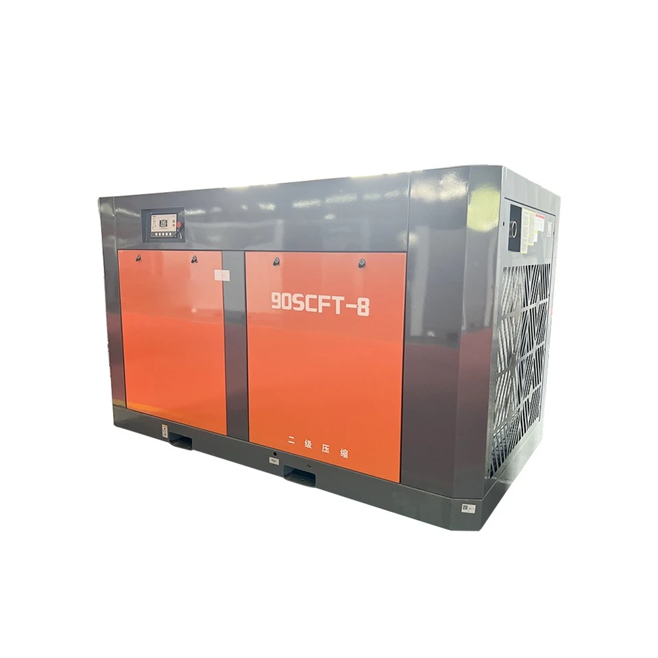 Compresor de aer cu șurub electric montat pe camion
